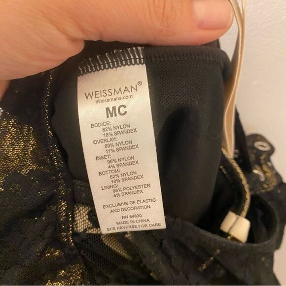 Weissman dance costume menswear BOHEMIAN RHAPSODY SL10547 black MC 10/12 - Picture 8 of 11